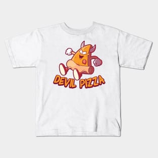 Devil Pizza! Kids T-Shirt